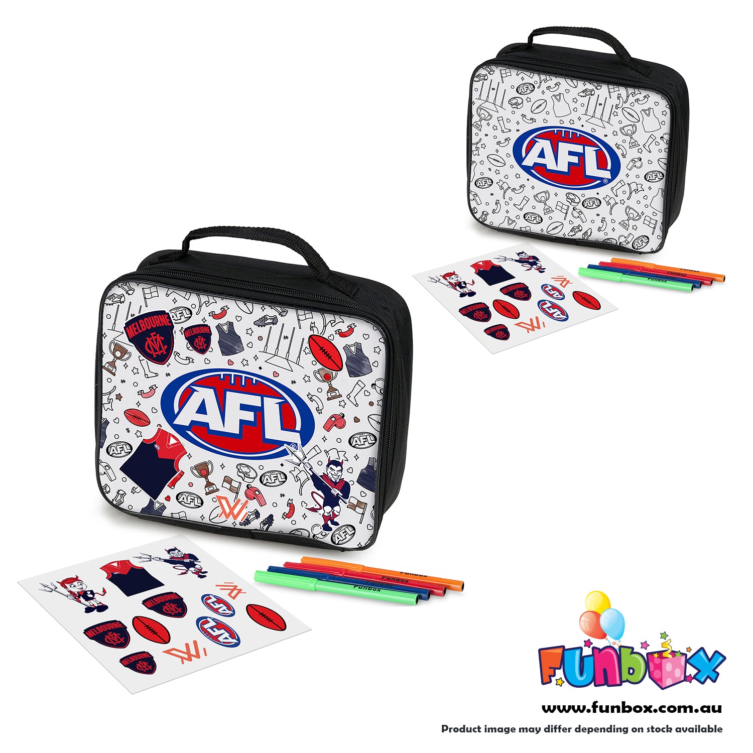 AFL Colour-In Lunch Box - Choose Your Team!