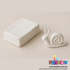 White Air-Dry Modelling Clay 500g
