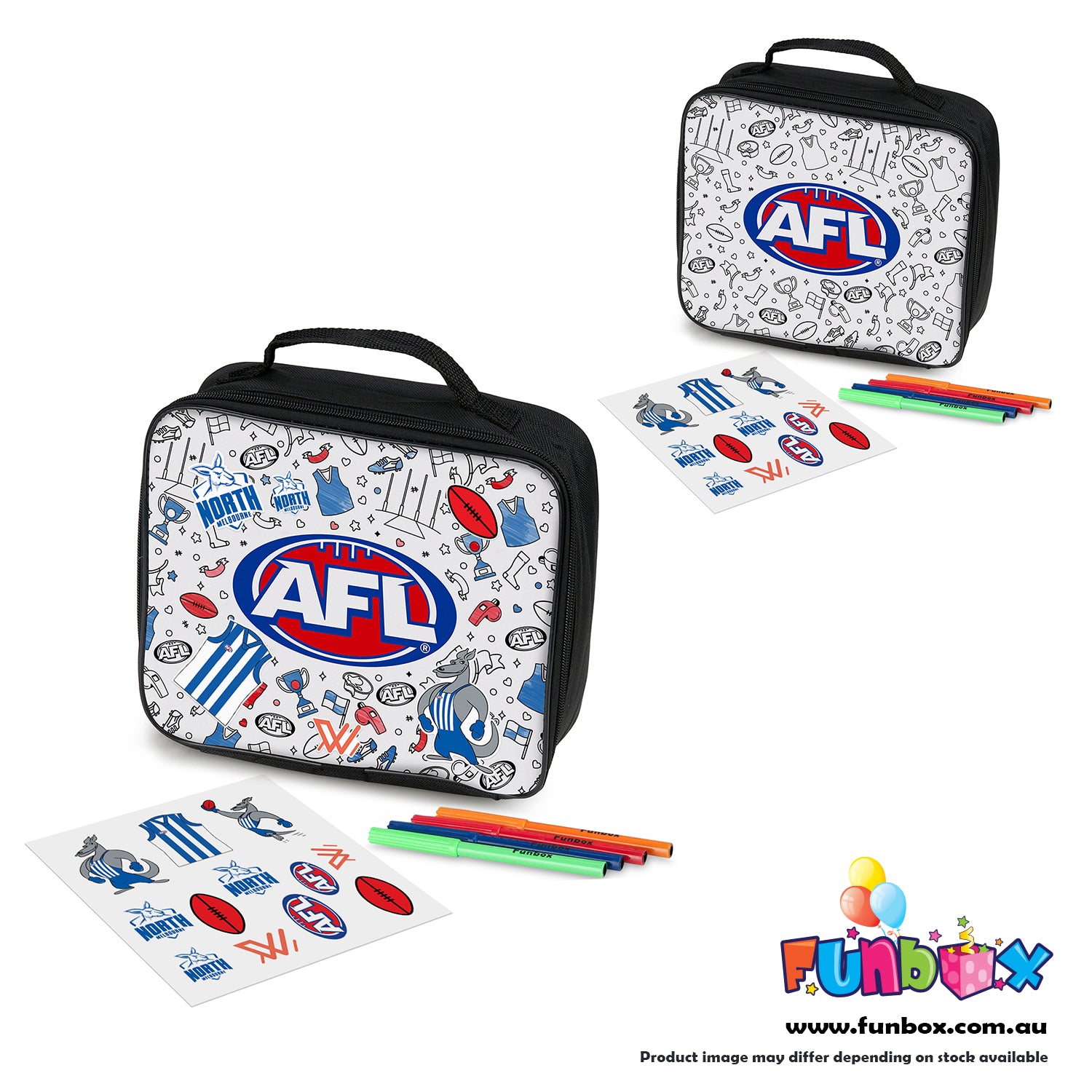 AFL Colour-In Lunch Box - Choose Your Team!