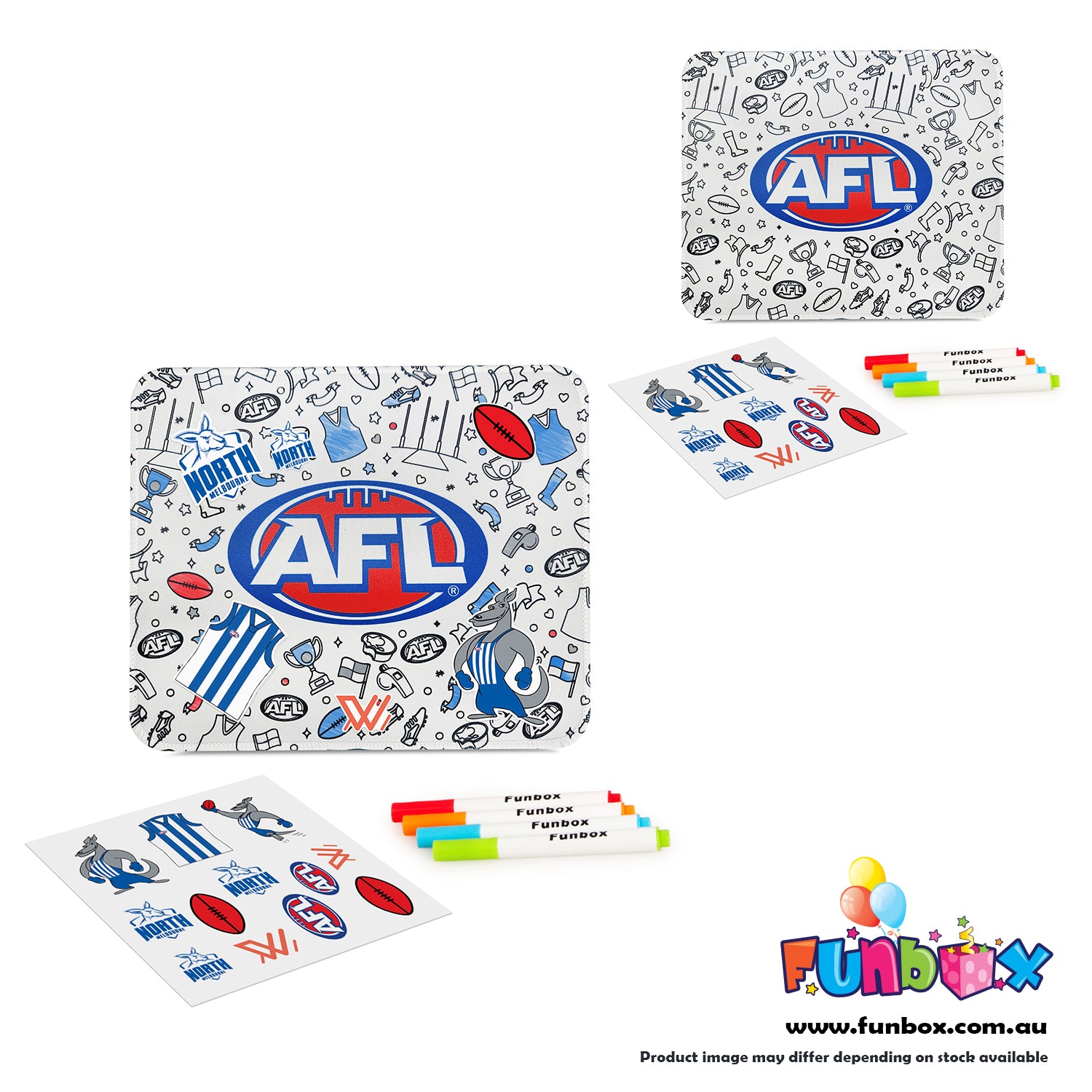 AFL Colour-In Mouse Pad - Choose Your Team!