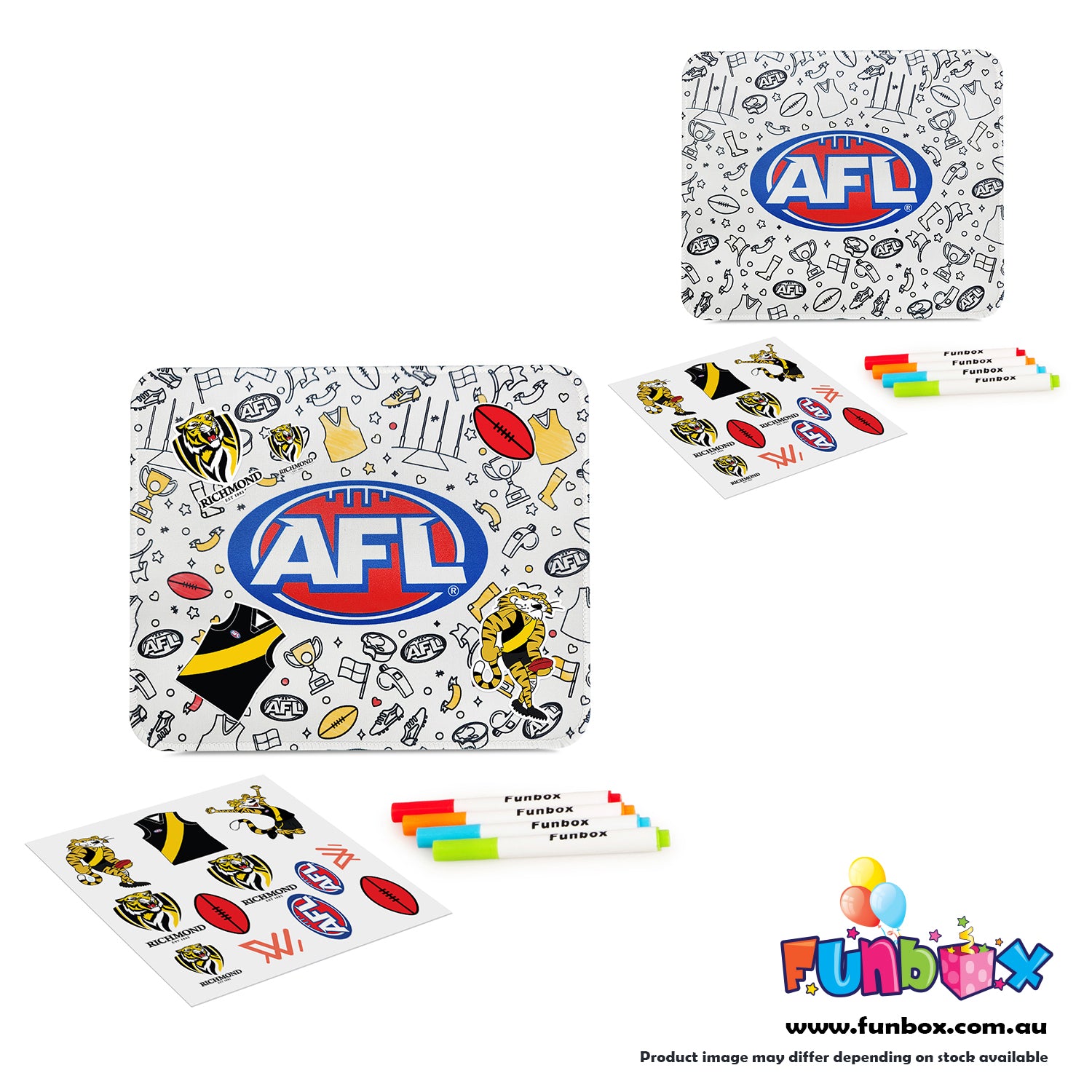 AFL Colour-In Mouse Pad - Choose Your Team!