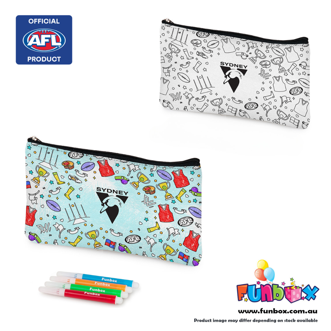 AFL Colour-In Pencil Case - Choose Your Team!