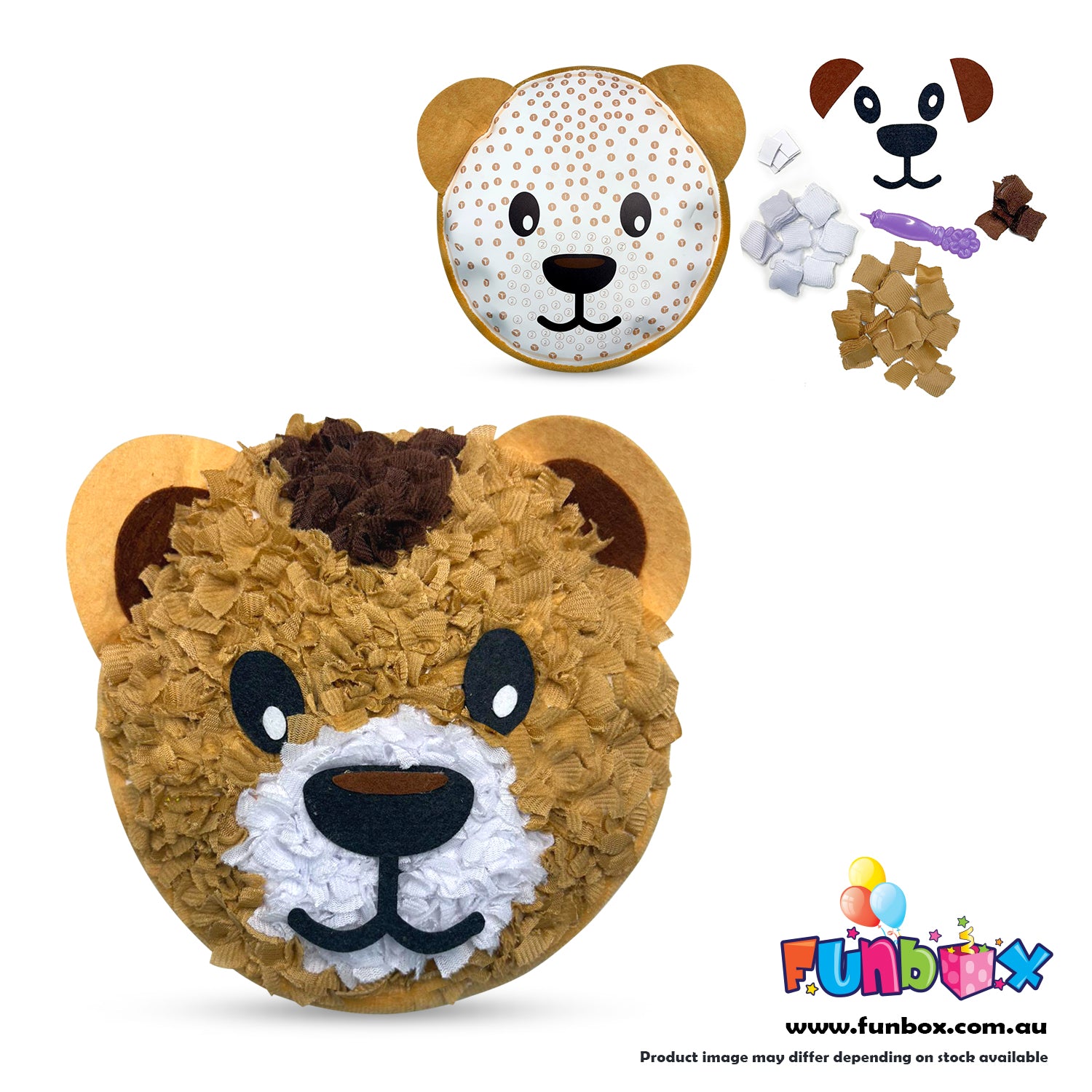 DIY Fabric Teddy Pillow Kit