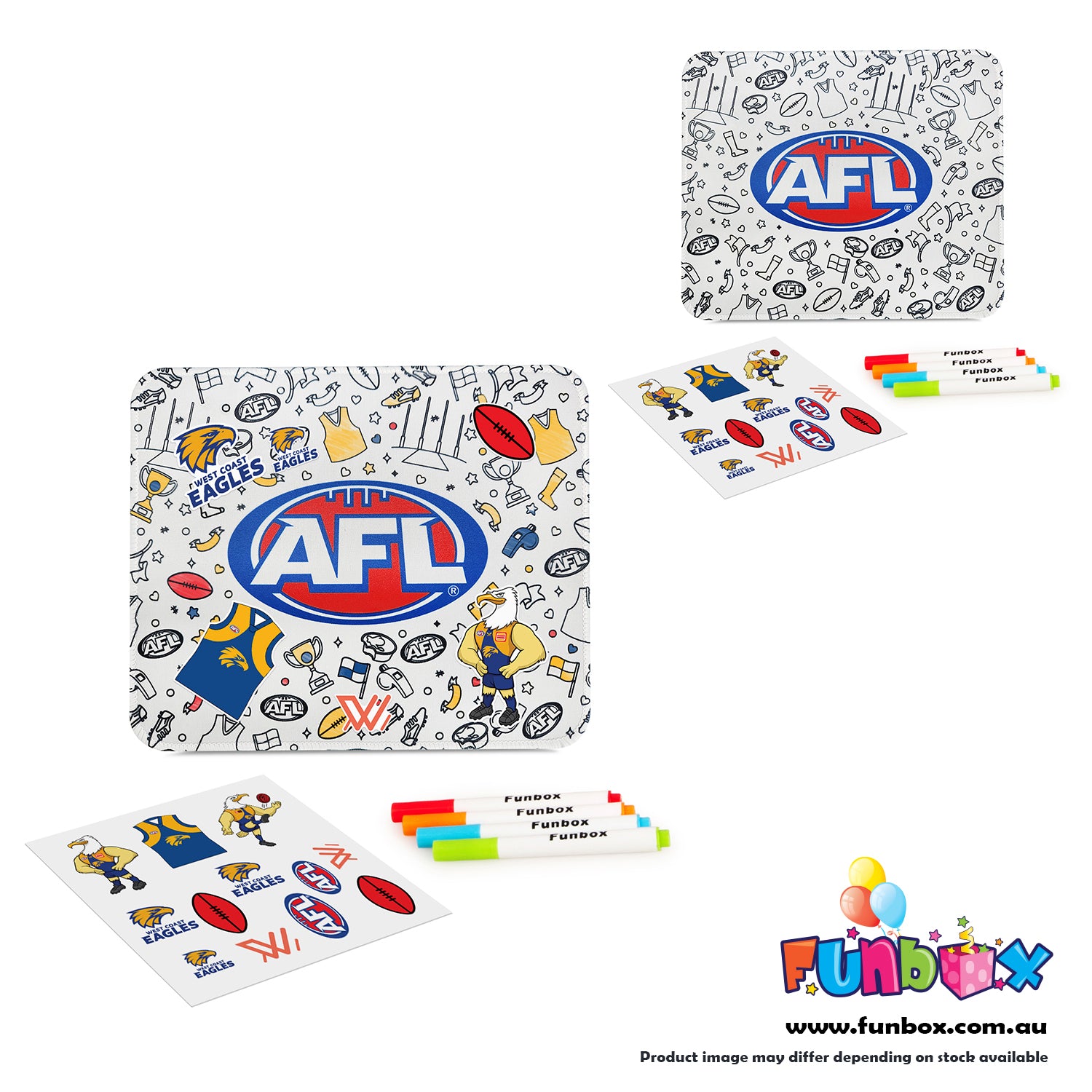 AFL Colour-In Mouse Pad - Choose Your Team!