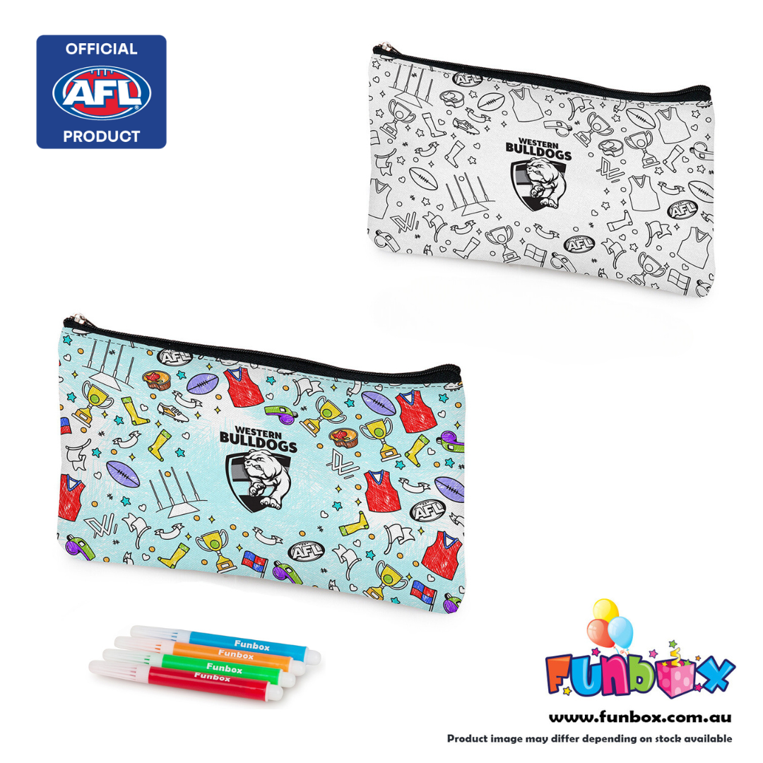 AFL Colour-In Pencil Case - Choose Your Team!
