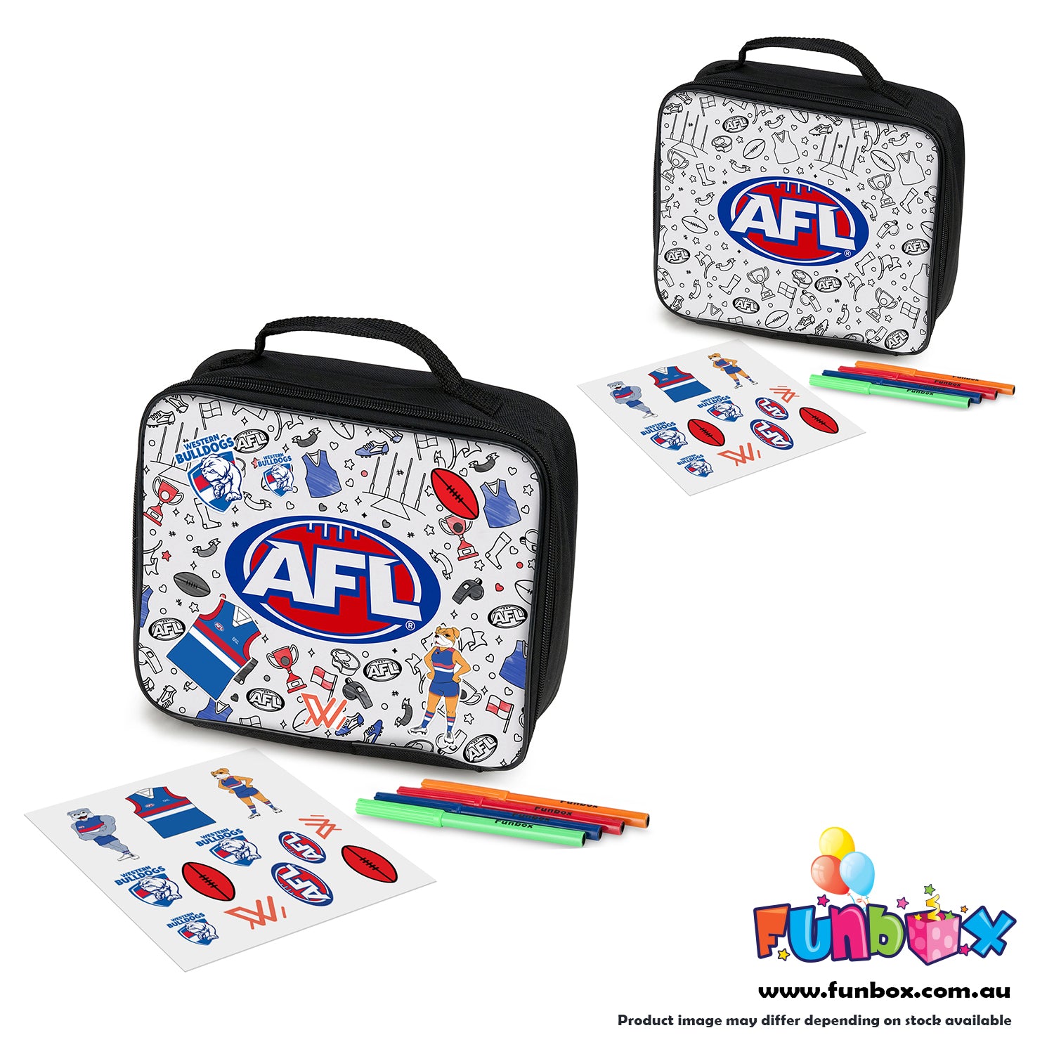 AFL Colour-In Lunch Box - Choose Your Team!