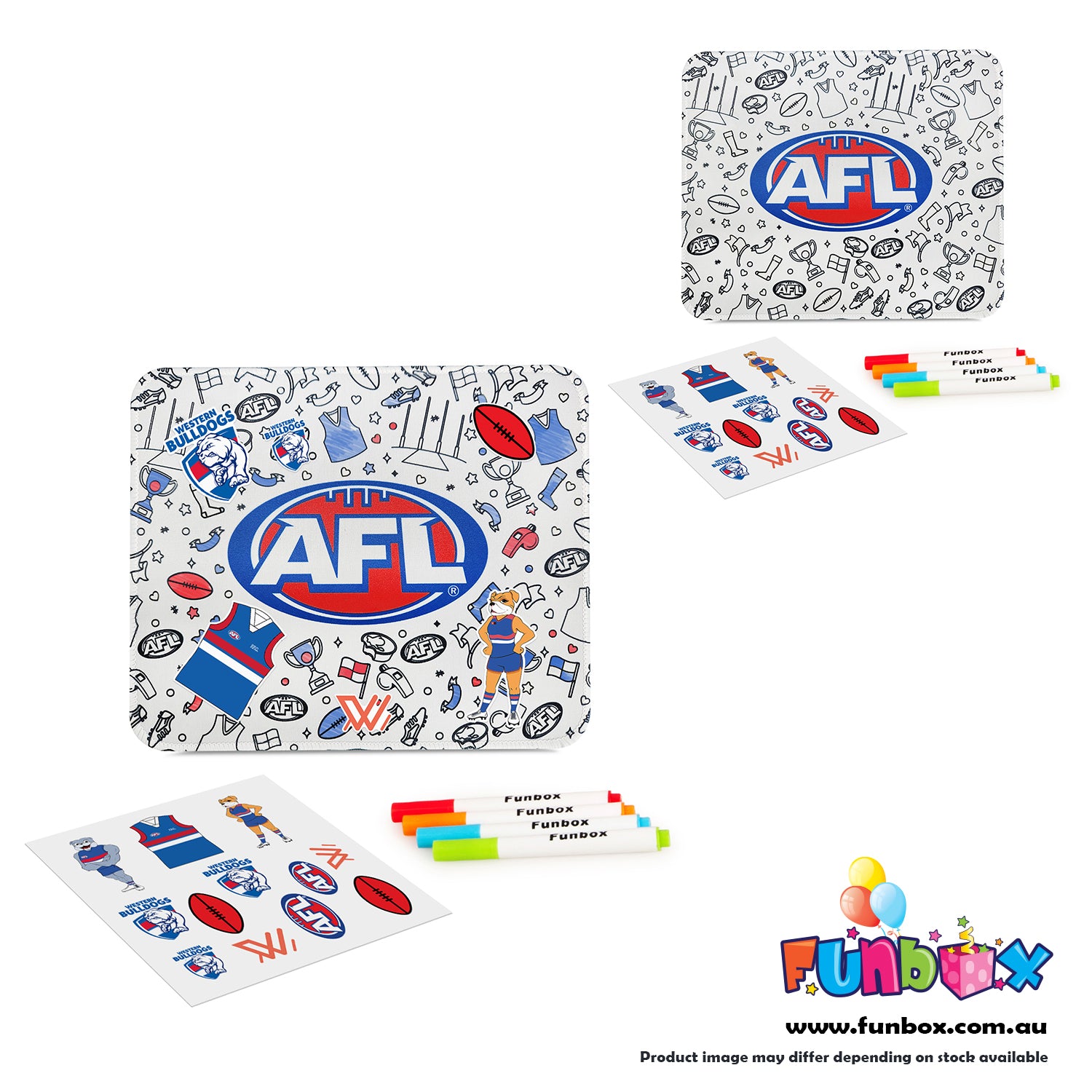 AFL Colour-In Mouse Pad - Choose Your Team!
