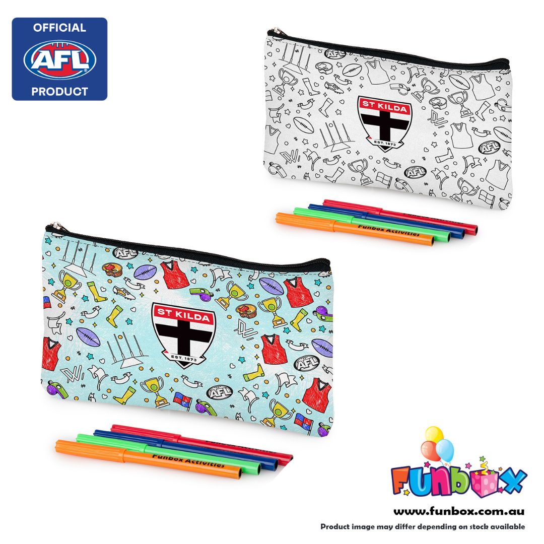 AFL Colour-In Pencil Case - Choose Your Team!