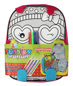 Colour-Me-In Cutie Backpack with Texters