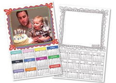 A4 DIY Calendar Kit - Pack Of 20