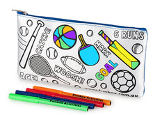 Colour-In Sporty Pencil Case