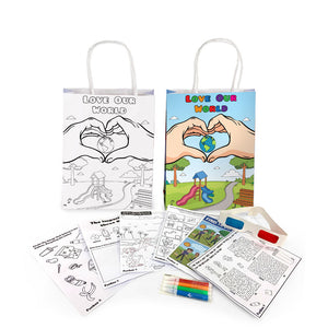 Eco-Friendly Love Our World Sustainability Activity Bag