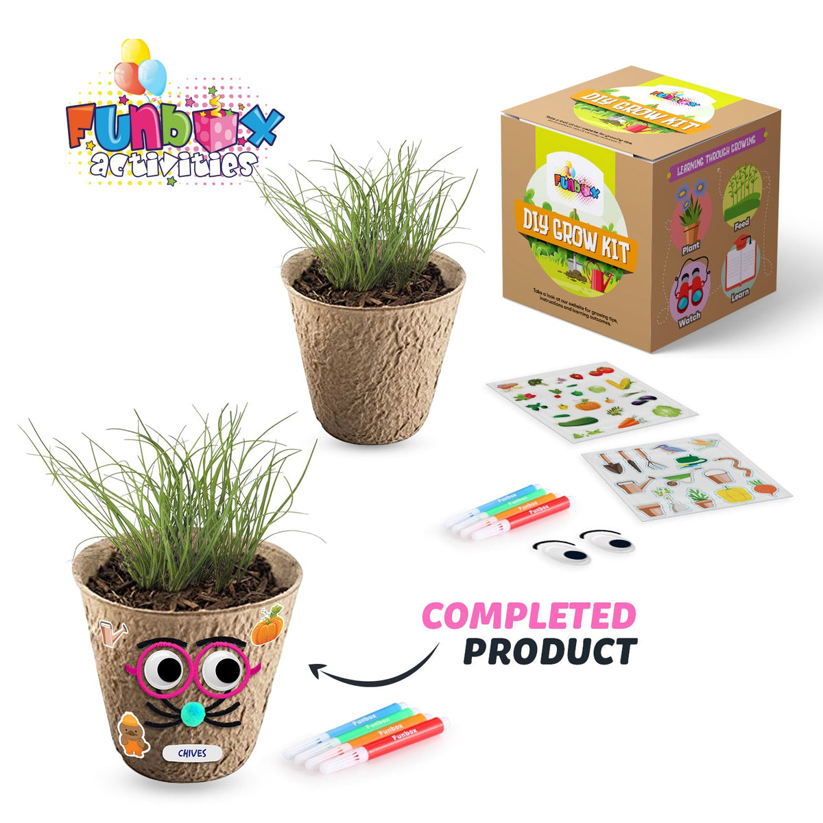 DIY Grow Herbs Planting Kit