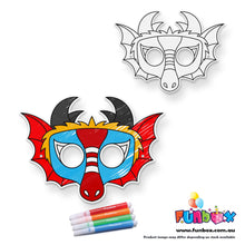 Dragon Colour-In Mask