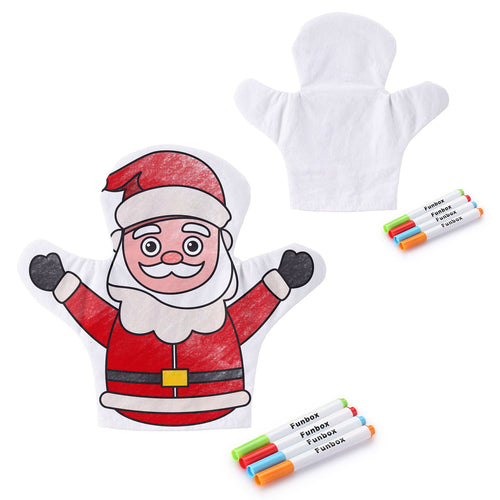 Christmas Colour-Me-In Hand Puppet
