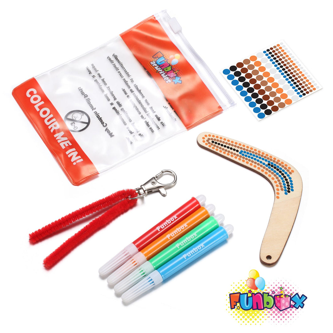 Indigenous Boomerang Bag Tag Kit