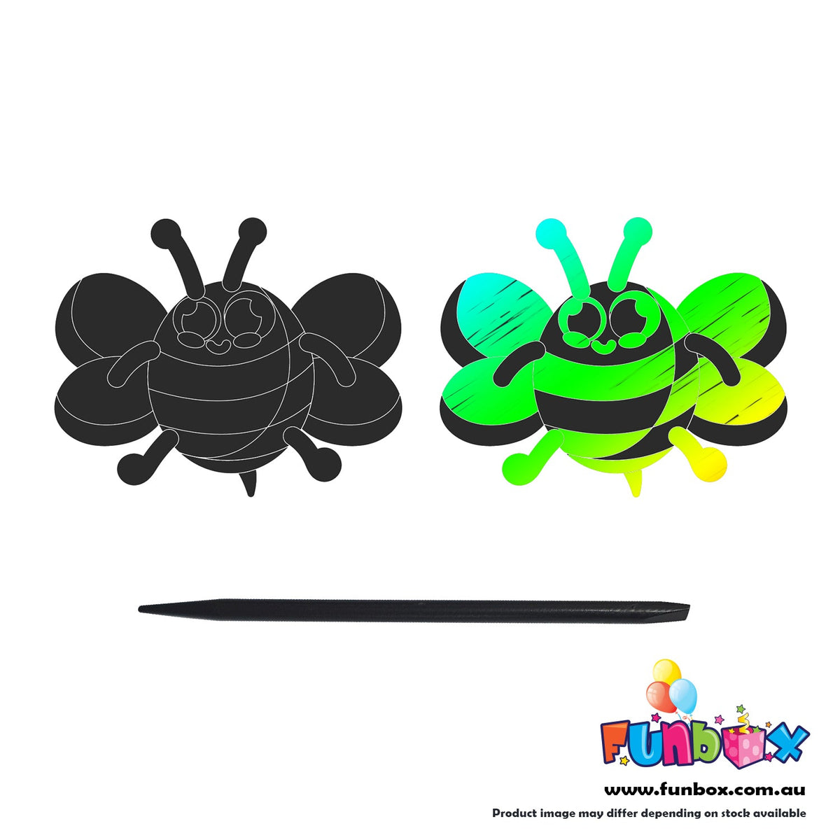 Bee Magic Scratch Art