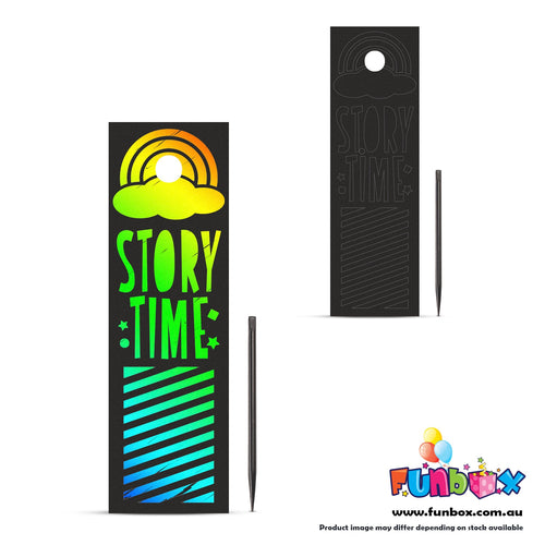 Story Time Magic Scratch Art Bookmark