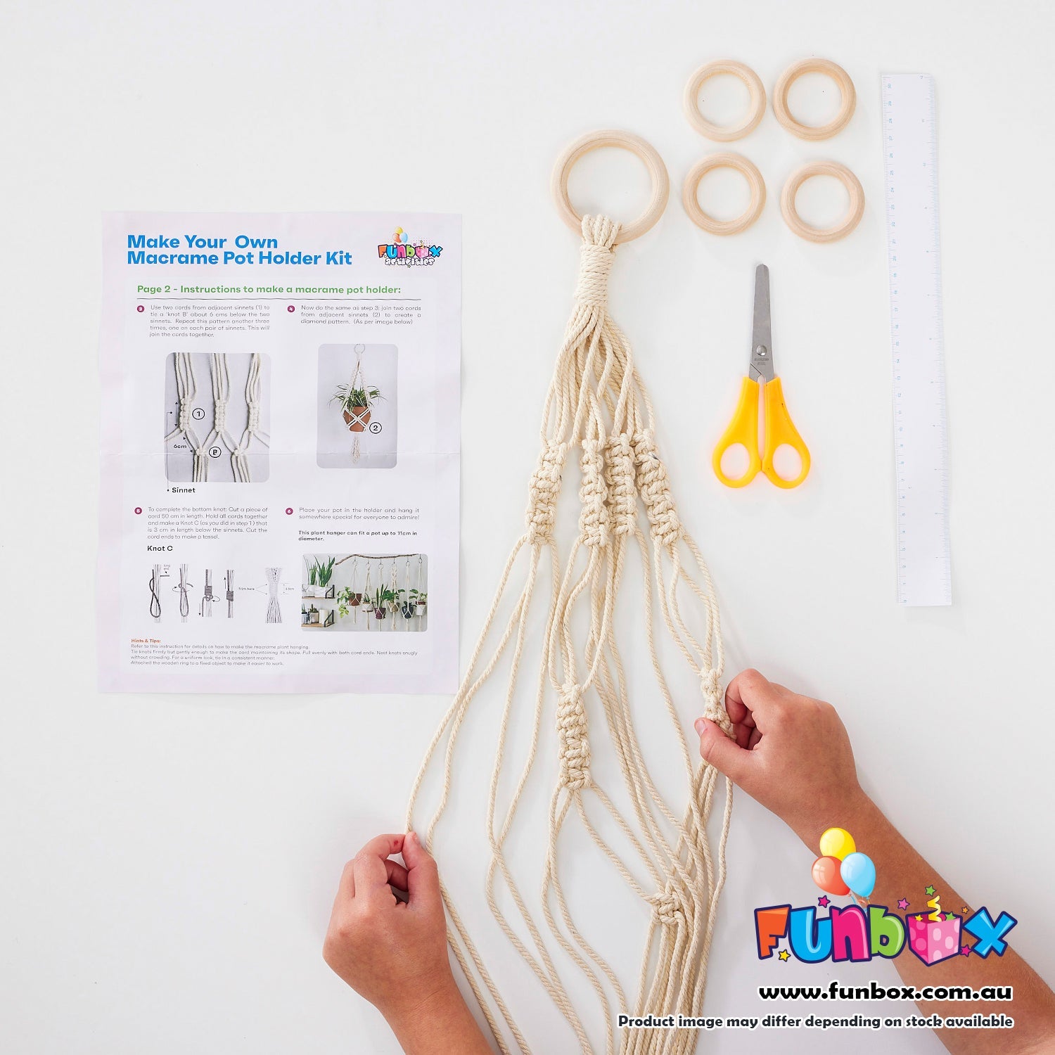 Diy Macramé Pot Holder Kit