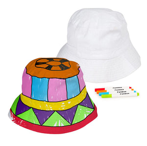 Colour-In Sun Smart Bucket Hat