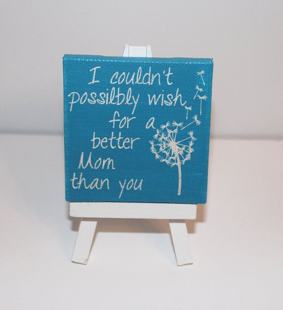 Design Your Own Mini Mothers Day Canvas Kit On Easel - 48 units
