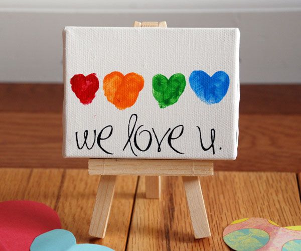 DIY Mother's Day Canvas Kit On Easel - 48 units