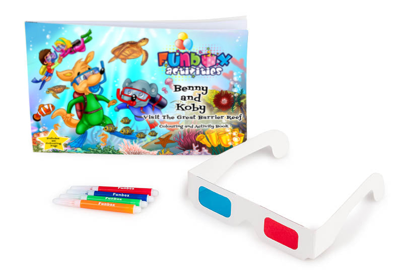 Queensland Activity Book with Markers and 3D Glasses