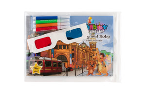 Victoria Activity Book with Markers and 3D Glasses