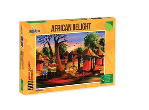 Funbox - African Delight 500 Piece Family Jigsaw Puzzle