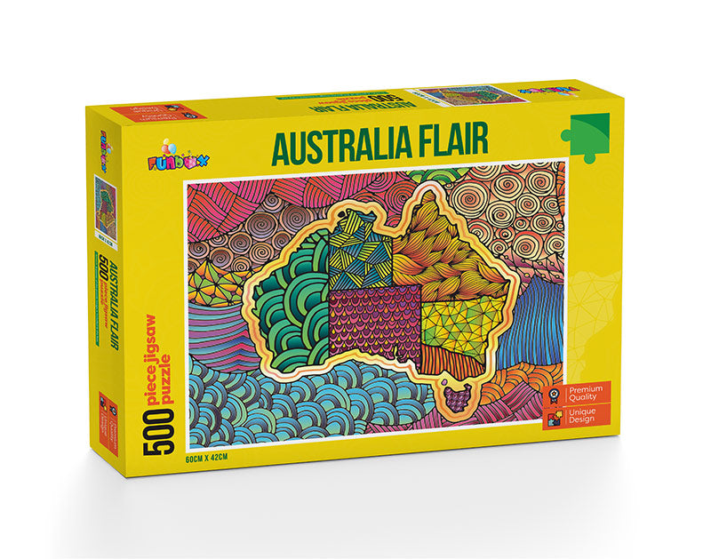 Funbox - Australia Flair 500 Piece Family Jigsaw Puzzle