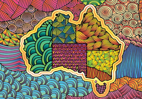Funbox - Australia Flair 1000 Piece Adult's Jigsaw Puzzle