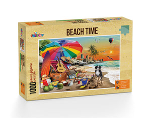 Funbox - Beach Time 1000 Piece Adult's Jigsaw Puzzle