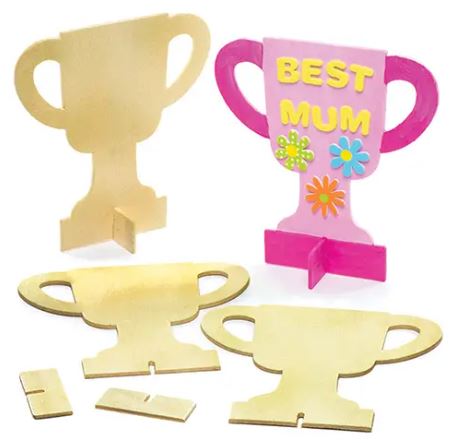 DIY Wooden Mother's Day Trophy Kit