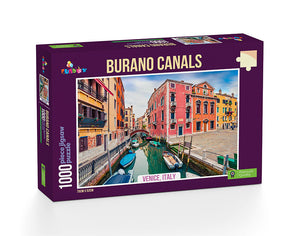 Funbox - Burano Canals 1000 Piece Jigsaw Puzzle
