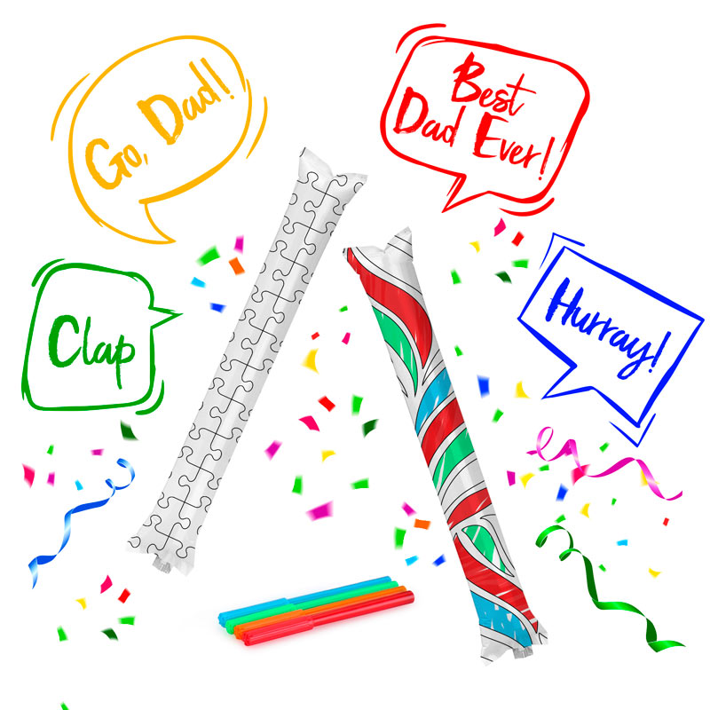 Colour-In Cheer Sticks With Markers