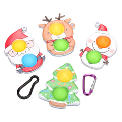 Christmas Poppit Fidget Keyring