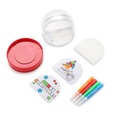 Create-Your-Own Christmas Snowglobe With Markers