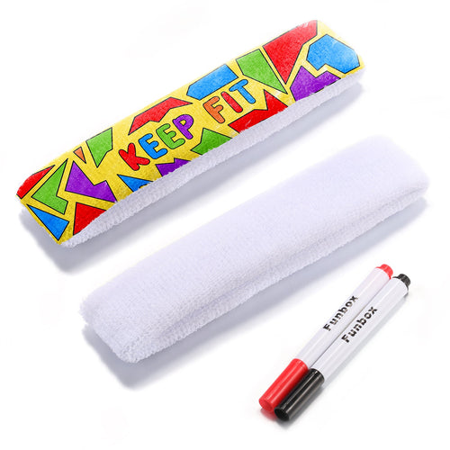 Colour-In Head Sweatband