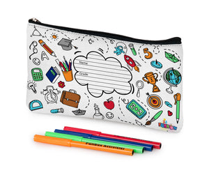 Colour-In Back To School Pencil Case