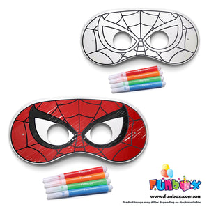 Spiderman Colour-In Mask