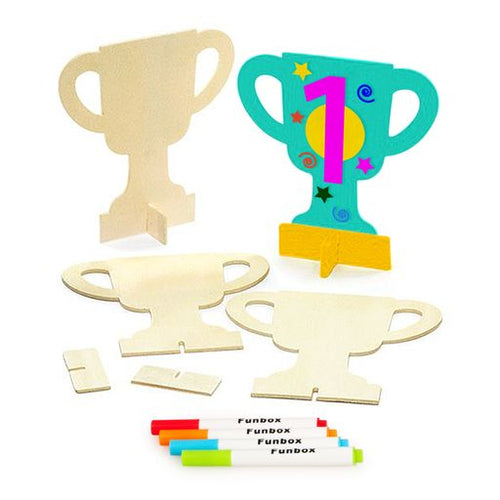 DIY Number 1 Wooden Trophy Kit