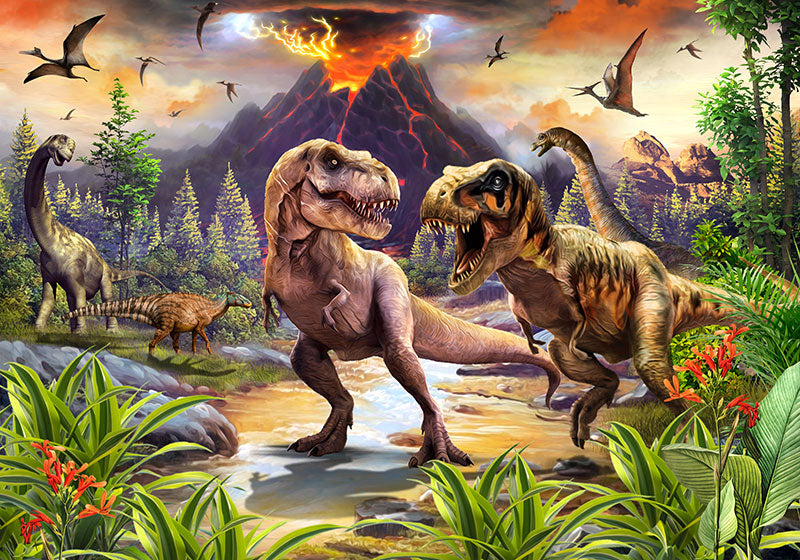 Funbox - Dino's At Large 200 Piece Kid's Jigsaw Puzzle