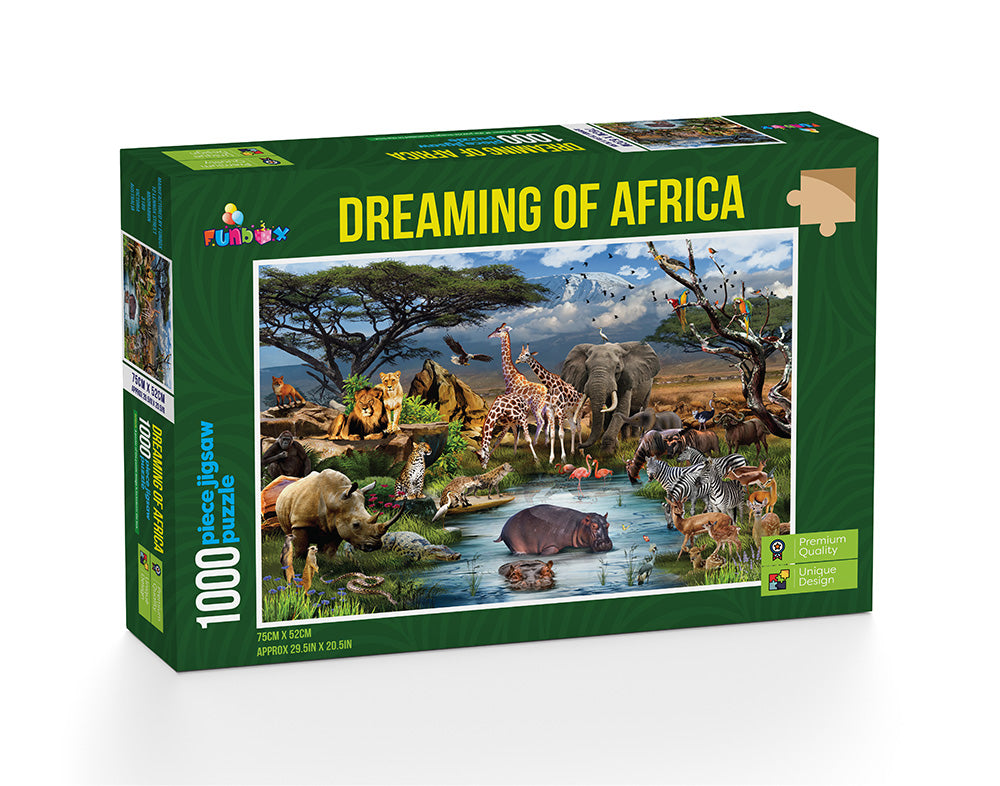Funbox - Dreaming Of Africa 1000 Piece Adult's Jigsaw Puzzle