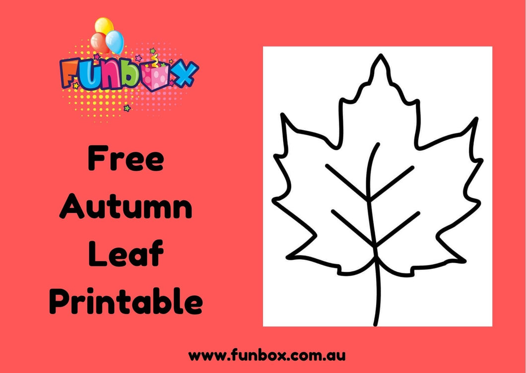 Autumn FREE Printable Activity