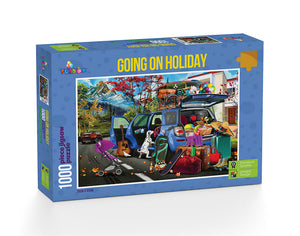 Funbox - Going On Holiday 1000 Piece Adult's Jigsaw Puzzle