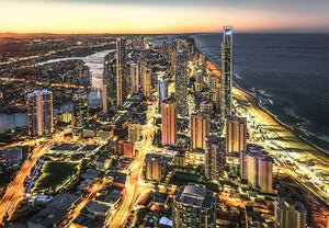 Funbox - Gold Coast Skyline 1000 Piece Adult's Jigsaw Puzzle