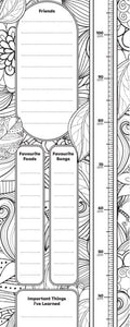 Colour-In Height Chart Kit