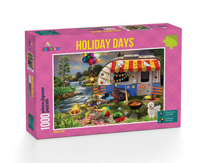 Funbox - Holiday Days: Caravanning 1000 Piece Adult's Jigsaw Puzzle