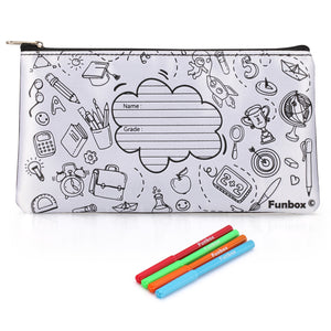 Colour-In Back To School Pencil Case