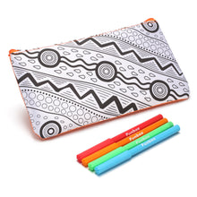 Colour-In Aboriginal Pencil Case